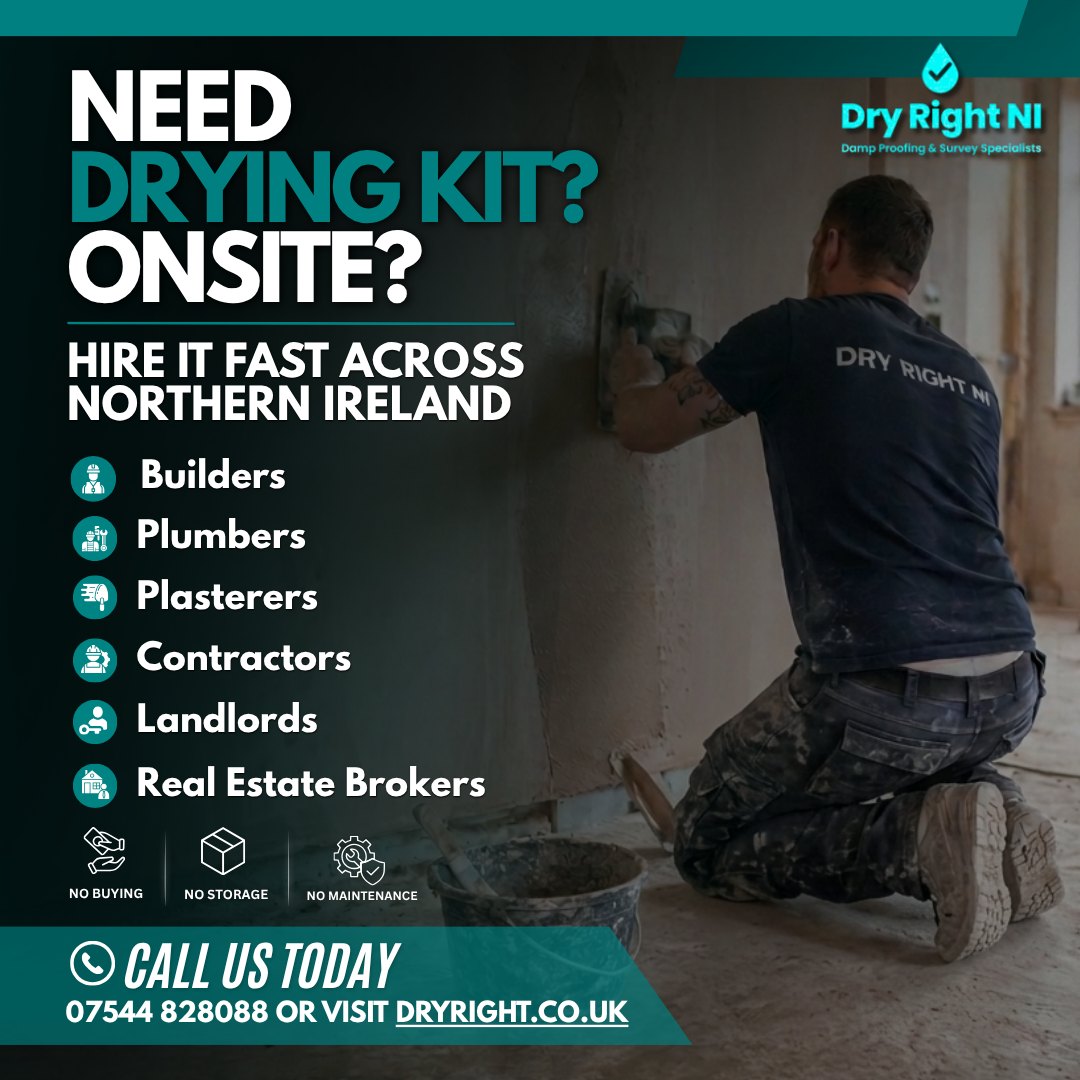 Dry Right NI promotional graphic